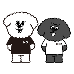 [LINEスタンプ] エヌオくんとシオフィちゃん