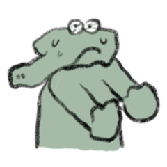 [LINEスタンプ] ゆるいワニのにちじょう2
