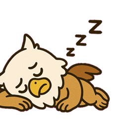 [LINEスタンプ] やさしいグリフォンの日常@SFW
