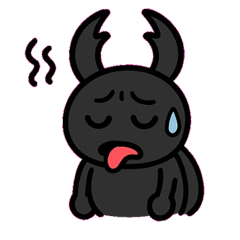 [LINEスタンプ] まじめなクワガタの日常@SFW