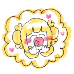 [LINEスタンプ] 世界一かあいいトガヒミコの手描きスタンプ