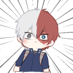 [LINEスタンプ] 【轟】毎日使える★僕のヒーローアカデミア
