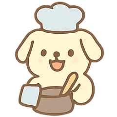 [LINEスタンプ] クリームわんこ のんびり日常