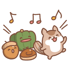 [LINEスタンプ] シマリスの日常色々