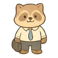 [LINEスタンプ] なんでもラッコーン 今日のしごと