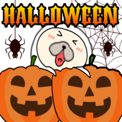 [LINEスタンプ] 【秋】パグ犬のぱーちゃん88