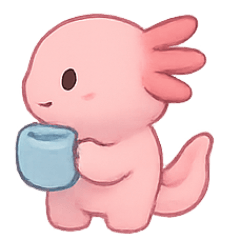 [LINEスタンプ] ふわふわウーパールーパー こじいらぼ