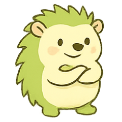 [LINEスタンプ] ライムハリネズミ こじキャンプ