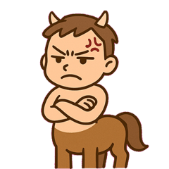 [LINEスタンプ] ゆるケンタウロスのまいにち@SFW