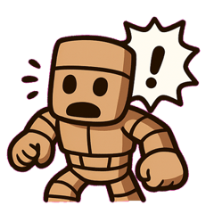 [LINEスタンプ] やさしいゴーレムの日常@SFW