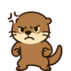 [LINEスタンプ] おしゃべりコツメカワウソ@SFW