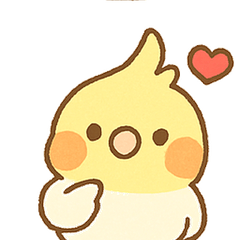 [LINEスタンプ] ゆるかわオカメインコちゃん