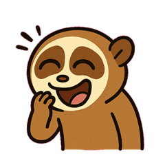 [LINEスタンプ] のんびりロリスの気まま便り@SFW