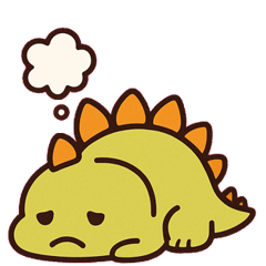 [LINEスタンプ] てくてくステゴくんの日常@SFW