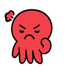 [LINEスタンプ] ハチマキタコのきもち便り@SFW