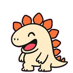 [LINEスタンプ] ちびステゴのゆるっと日常@SFW