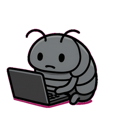 [LINEスタンプ] くるんとダンゴムシくん@SFW