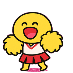 [LINEスタンプ] ぽんぽんチアで元気チャージ@SFW
