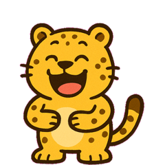 [LINEスタンプ] びゅんびゅんチーターくん@SFW