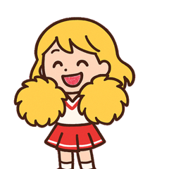 [LINEスタンプ] ちびチアの全力応援団@SFW