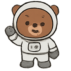 [LINEスタンプ] うちゅうたんけんぐま コズミックぼうけん