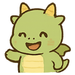 [LINEスタンプ] まっちゃベビードラゴン まいにちパレード