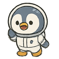 [LINEスタンプ] アストロペンギン たのしい宇宙旅
