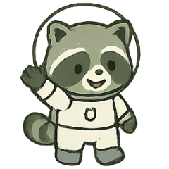 [LINEスタンプ] たぬき宇宙飛行士 まいにちミッション