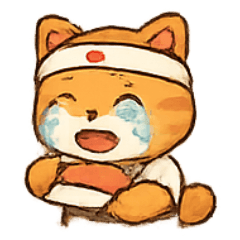 [LINEスタンプ] 寿司職人トラねこ おいしい行列