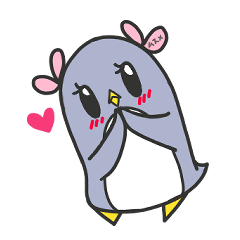 [LINEスタンプ] ペンギン娘ちゃんスタンプ