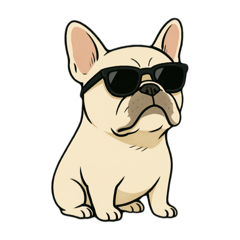 [LINEスタンプ] フレンチブルのターボくん