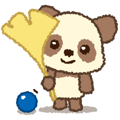 [LINEスタンプ] チョコモコパンダくん♡ほっこり秋