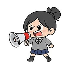 [LINEスタンプ] 学校と七海さん