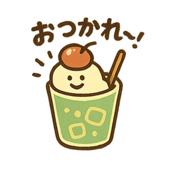 [LINEスタンプ] 昭和の喫茶店のスイーツとドリンク