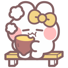 [LINEスタンプ] 秋を生きるうしゃぎ！！ 黄色