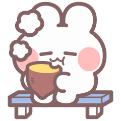 [LINEスタンプ] 秋を生きるうしゃぎ！！ 男の子
