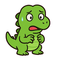 [LINEスタンプ] がんばるティラノくん@SFW