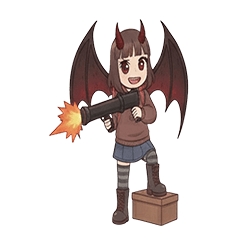 [LINEスタンプ] 悪魔少女の反撃