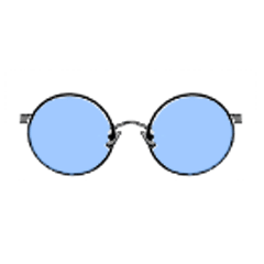 [LINEスタンプ] ちょい足しアイテム  （1）メガネ