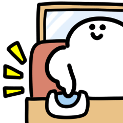[LINEスタンプ] にっこりファミレス 動くスタンプ