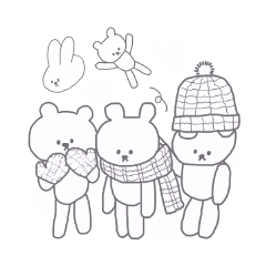 [LINEスタンプ] ありがちなくまの生活2