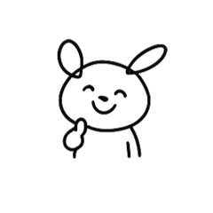 [LINEスタンプ] 犬書いたつもりがうさぎみたいになった