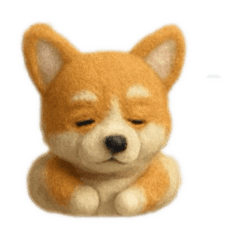 [LINEスタンプ] 毛糸のコーギー