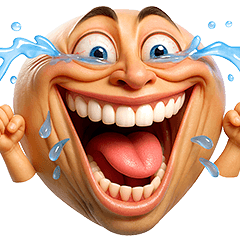 [LINEスタンプ] 顔文字くん 1 (CGアニメ風バージョン)