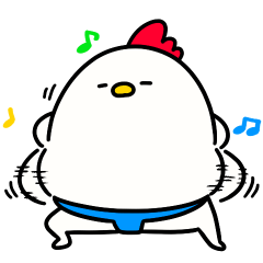 [LINEスタンプ] すもうとり22(ノリノリ)