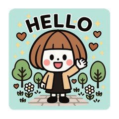 [LINEスタンプ] ちょっとおしゃれなミニキャラ【秋】