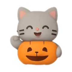 [LINEスタンプ] ハロウィンネコとゆかいな仲間