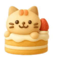 [LINEスタンプ] スイーツ猫＆スイーツ犬