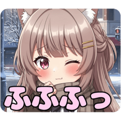 [LINEスタンプ] 冬の待ち合わせスタンプ