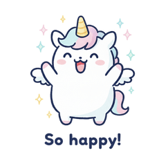 [LINEスタンプ] ふんわりペガサスの癒し時間 ver2